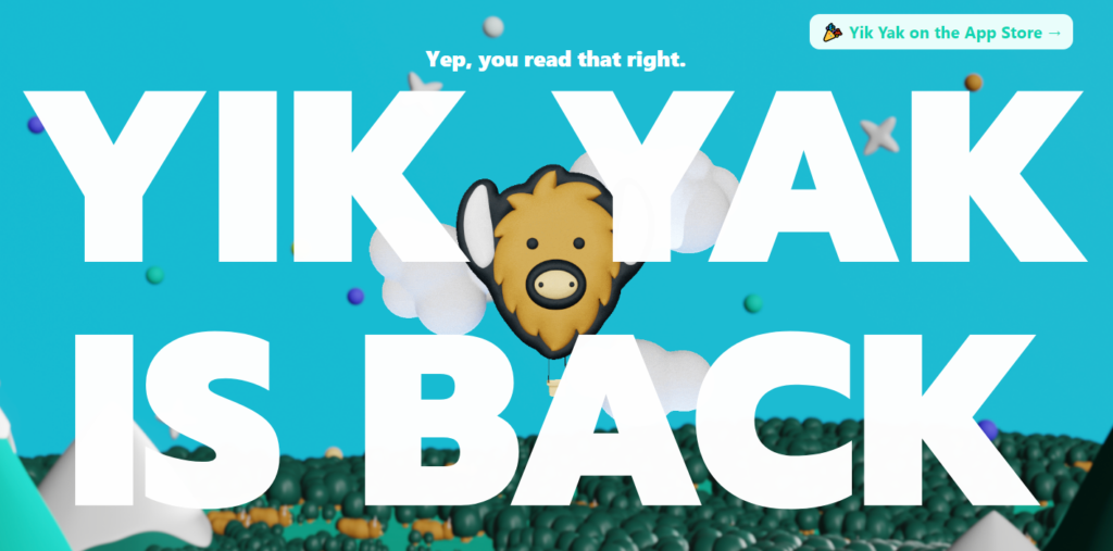 Anonymous Chat App Yik Yak Is Back Four Years After Shutting Down The